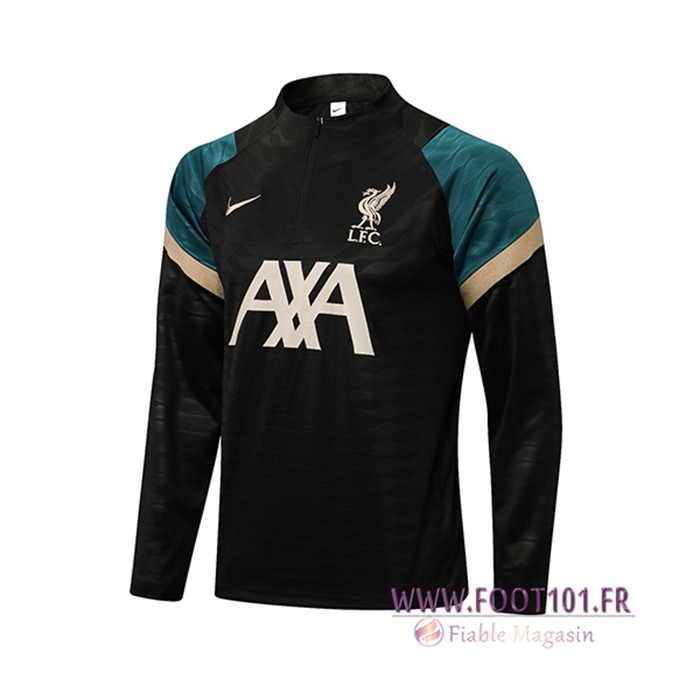 Sweatshirt Training FC Liverpool Noir 2021/2022
