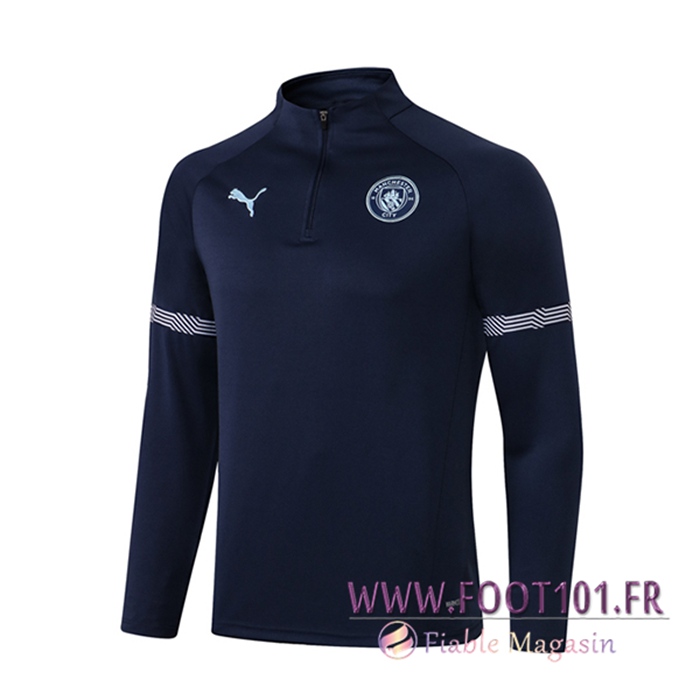 Sweatshirt Training Manchester City Bleu 2021/2022
