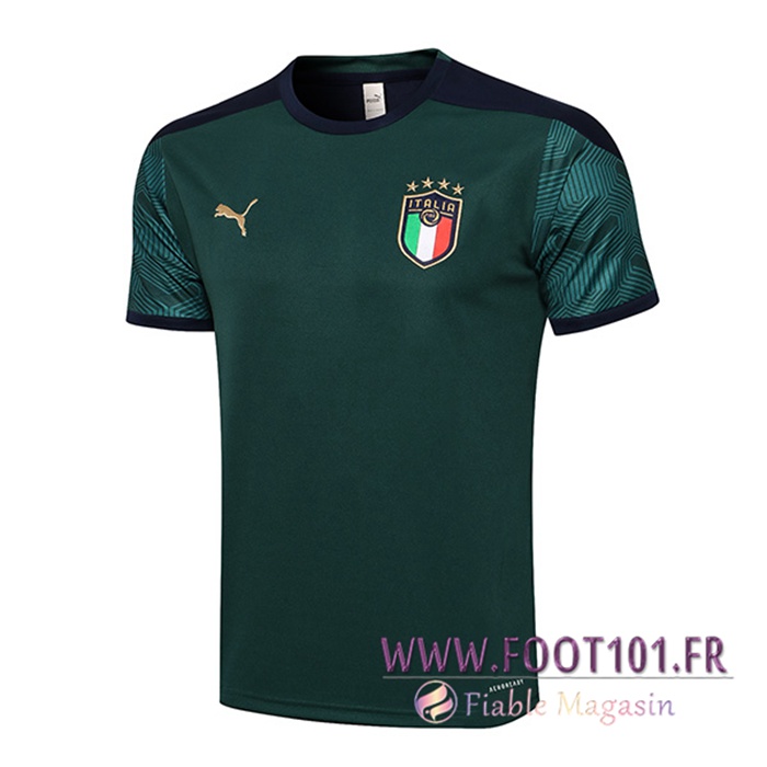 Polo Foot Italie Vert 2021/2022