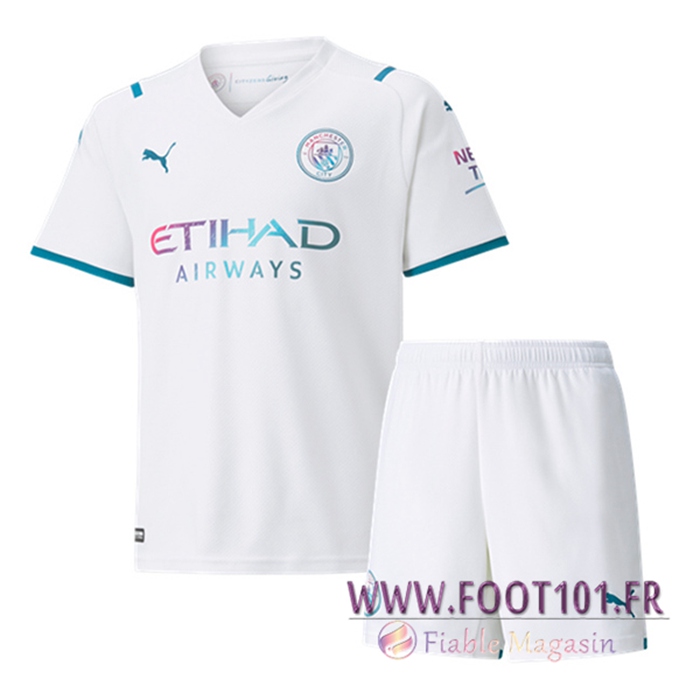 Maillot de Foot Manchester City Enfant Exterieur 2021/2022