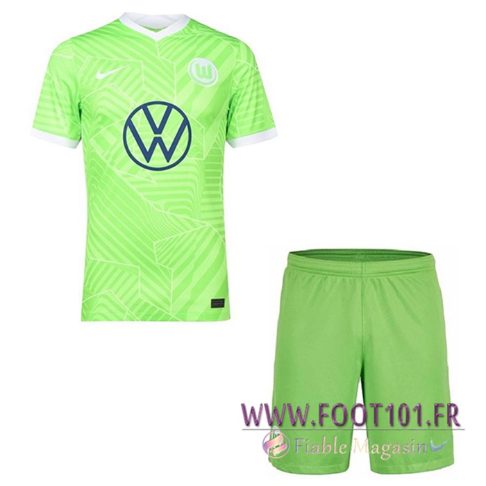 Maillot de Foot Vfl Wolfsburg Enfant Domicile 2021/2022
