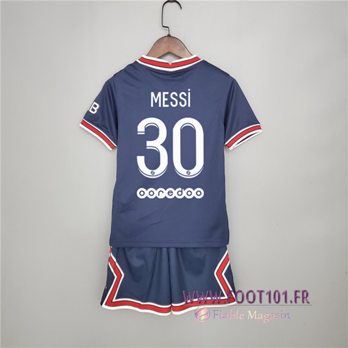 Maillot de Foot PSG Enfant MESSI 30 Domicile 2021/2022