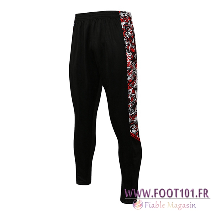 Training Pantalon Foot Milan AC Rouge/Blanc/Noir 2021/2022