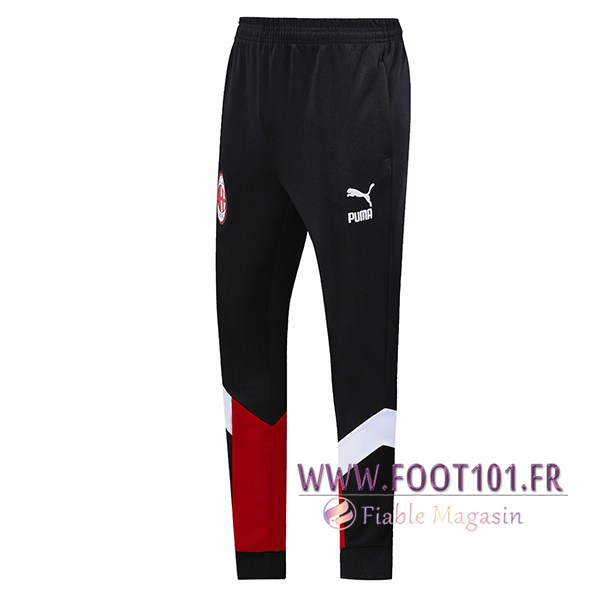Training Pantalon Foot AC Milan Noir Rouge 2019/2020