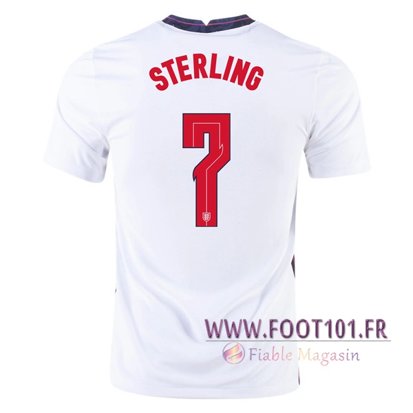 Maillot Equipe Angleterre (Sterling 7) Domicile UEFA Euro 2020