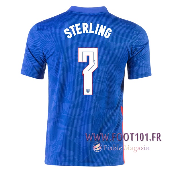 Maillot Equipe Angleterre (Sterling 7) Exterieur UEFA Euro 2020