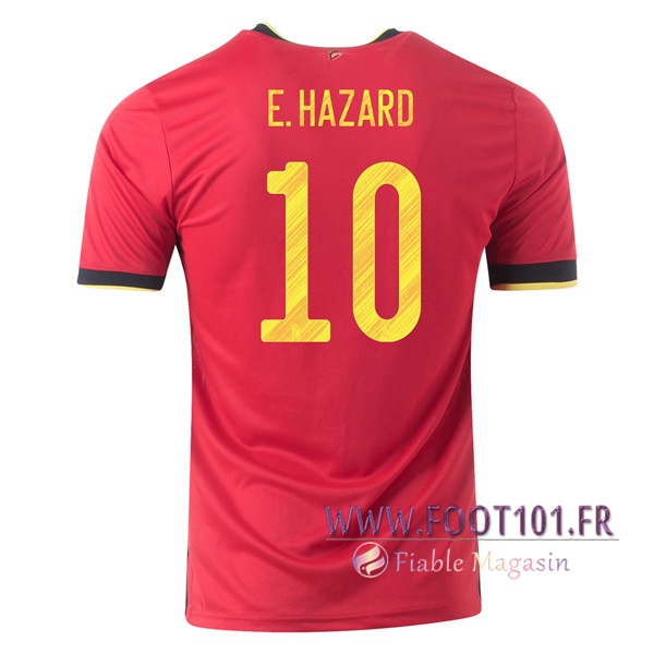 Maillot Equipe Belgique (E.Hazaro 10) Domicile UEFA Euro 2020