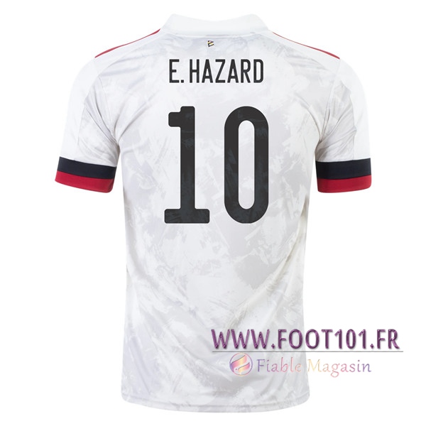 Maillot Equipe Belgique (E.Hazaro 10) Exterieur UEFA Euro 2020