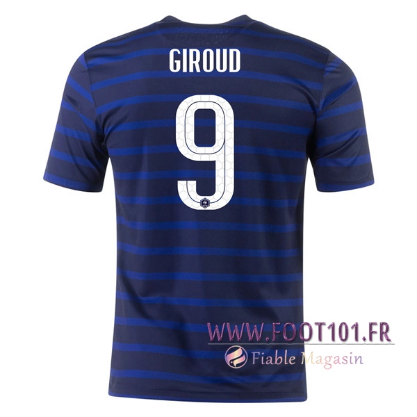 Maillot Equipe France (Giroud 9) Domicile UEFA Euro 2020