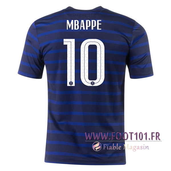 Maillot Equipe France (Mbappe 10) Domicile UEFA Euro 2020