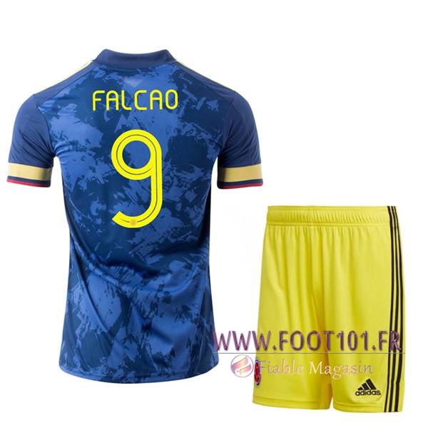 Maillot UEFA Euro 2020 Colombie (FALCAO 9) Enfant Exterieur