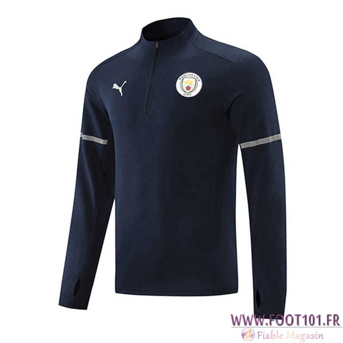 Sweatshirt Training Manchester City Bleu Marin 2021/2022