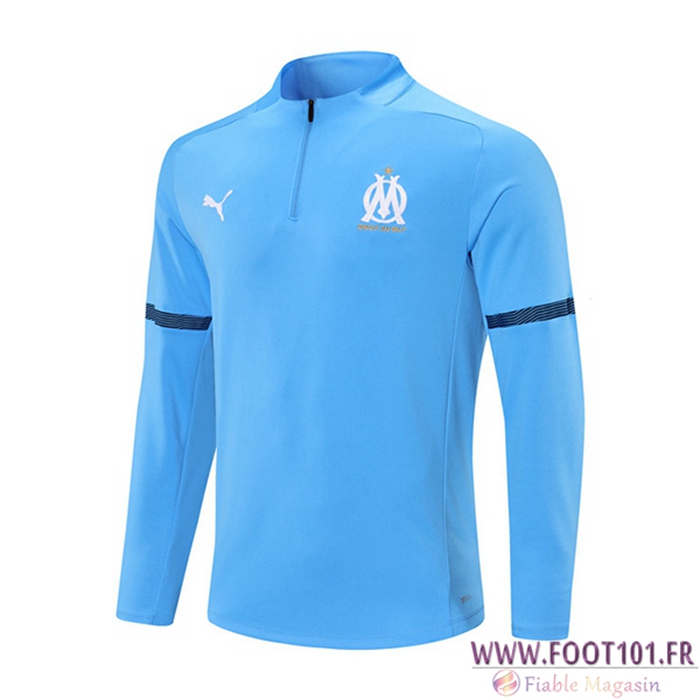 Sweatshirt Training Marseille OM Bleu/Noir 2021/2022 -01