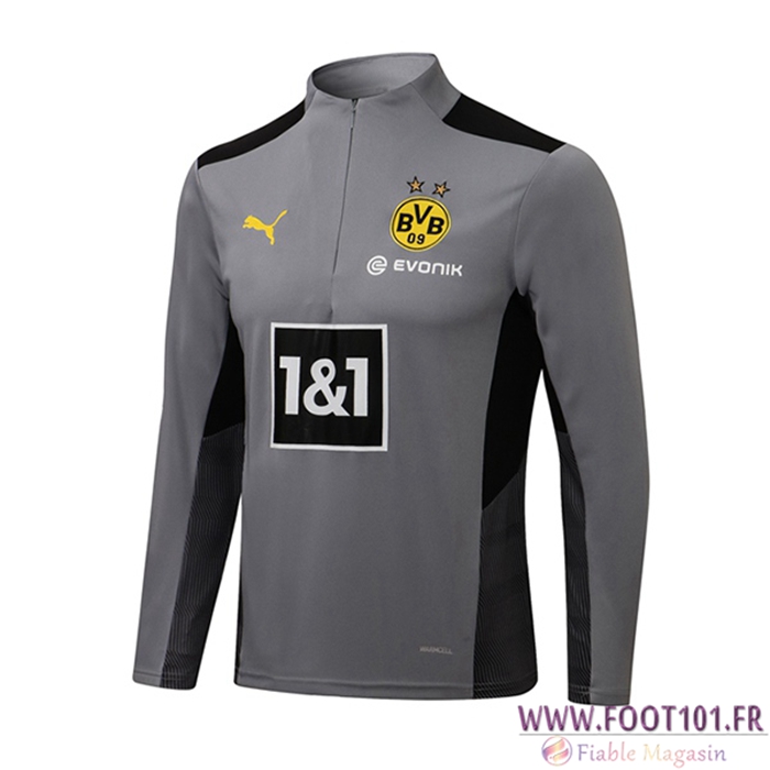 Sweatshirt Training Dortmund BVB Gris 2021/2022