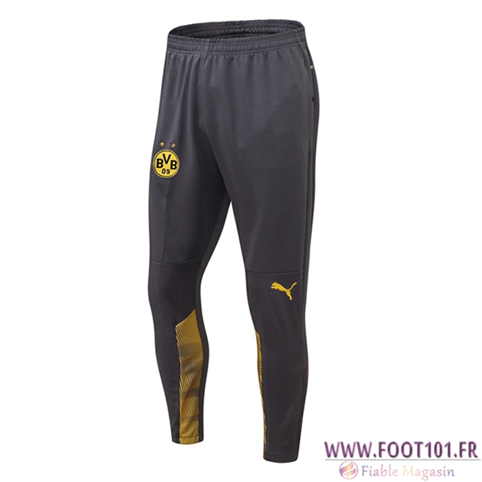 Training Pantalon Foot Dortmund BVB Noir/Jaune 2021/2022