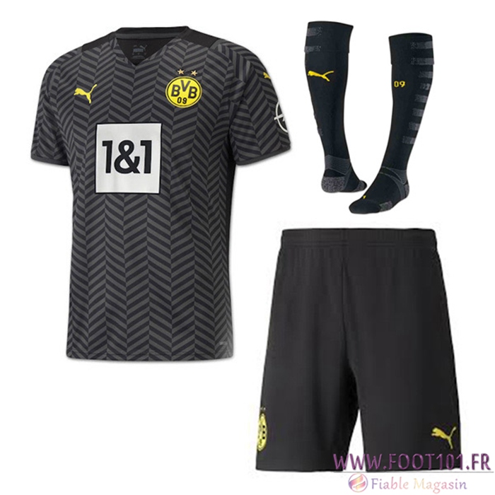 Ensemble Maillot Foot Dortmund BVB Exterieur (Short + Chaussettes) 2021/2022
