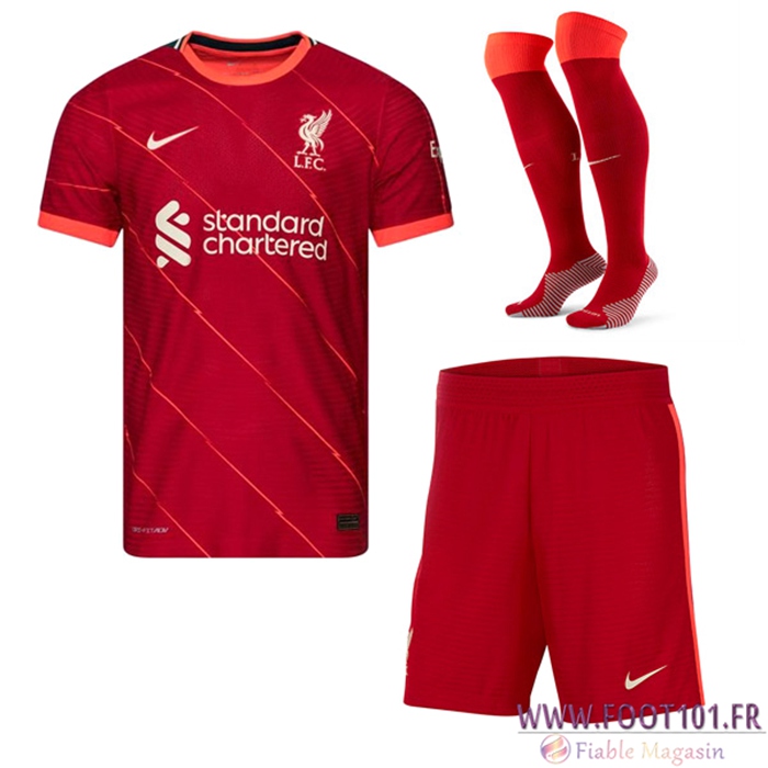 Ensemble Maillot Foot FC Liverpool Domicile (Short + Chaussettes) 2021/2022