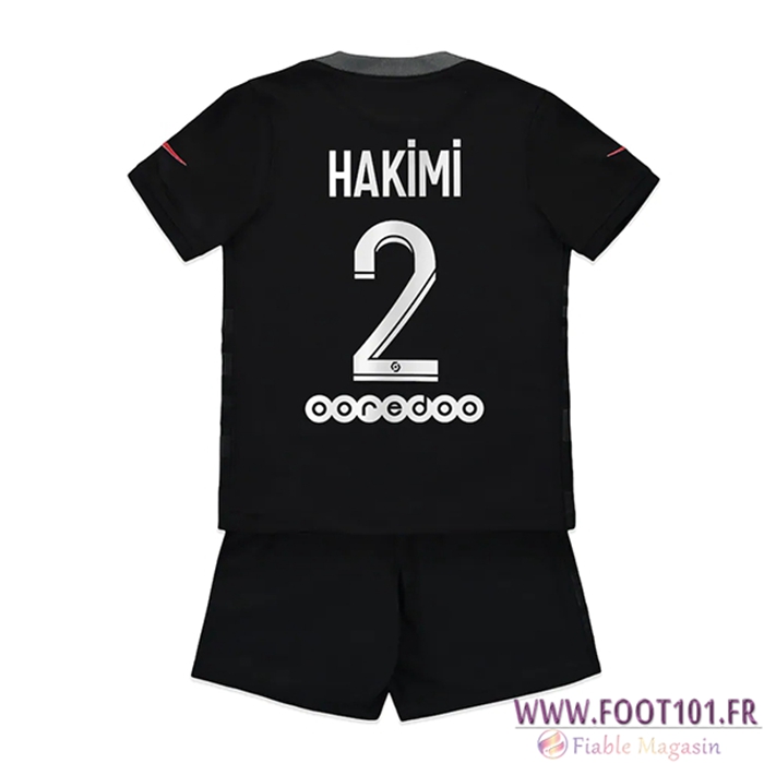 Maillot de Foot Jordan PSG (Hakimi 2) Enfant Third 2021/2022