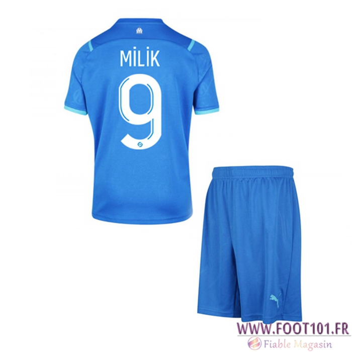 Maillot de Foot Marseille OM (MILIK 9) Enfant Domicile 2021/2022