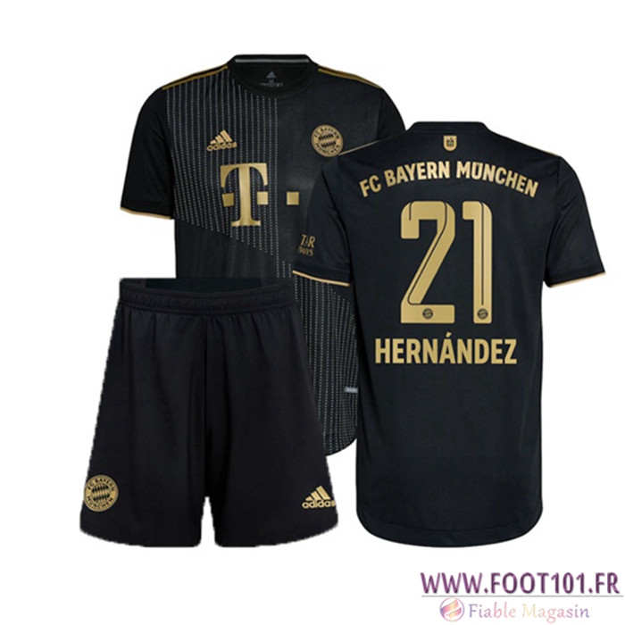 Maillot de Foot Bayern Munich (Hernandez 21) Enfant Exterieur 2021/2022