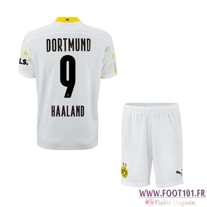 Maillot de Foot Dortmund BVB (Haaland 9) Enfant Third 2021/2022