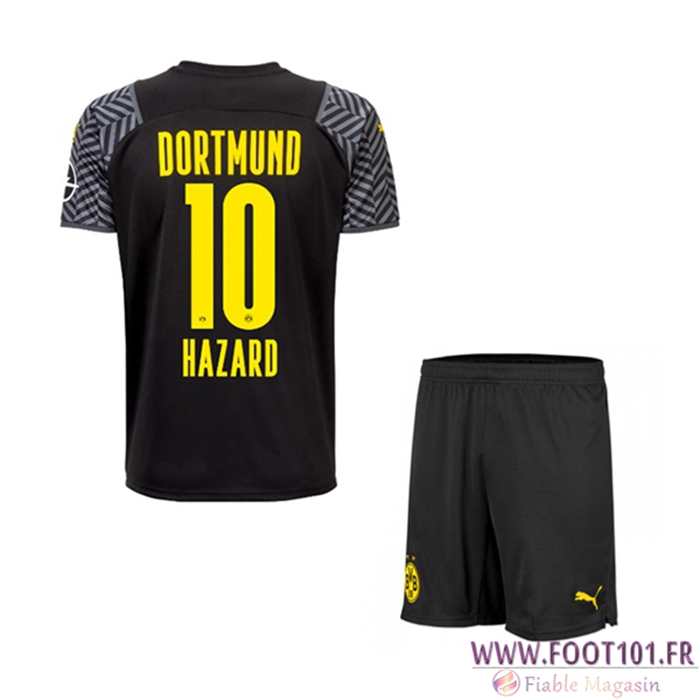 Maillot de Foot Dortmund BVB (Hazard 10) Enfant Exteieuir 2021/2022