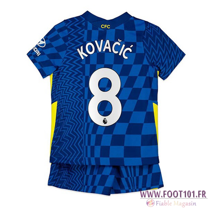 Maillot de Foot FC Chelsea (Kovacic 8) Enfant Domicile 2021/2022