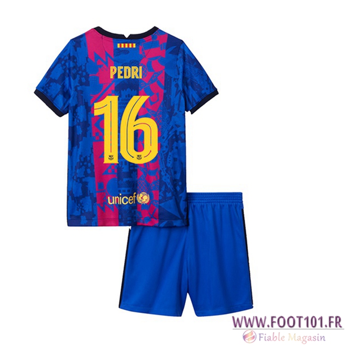Maillot de Foot FC Barcelone (Martin Brathwaie 12) Enfant Third 2021/2022