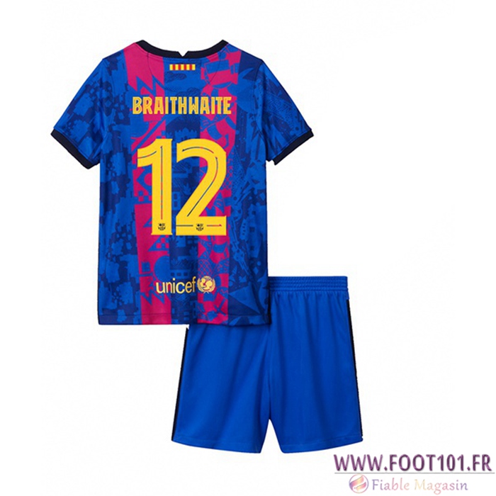 Maillot de Foot FC Barcelone (Pedri 16) Enfant Third 2021/2022