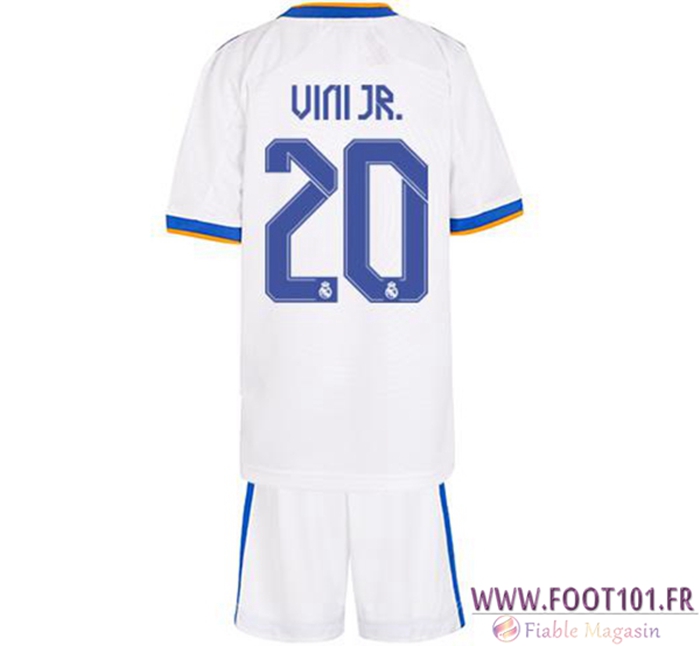 Maillot de Foot Real Madrid (Vini Jr 20) Enfant Domicile 2021/2022