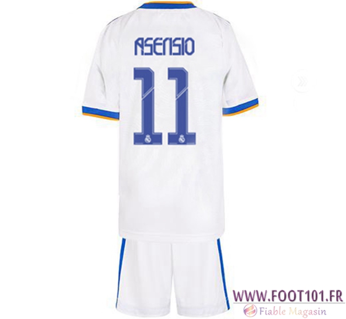 Maillot de Foot Real Madrid (Asensio 11) Enfant Domicile 2021/2022