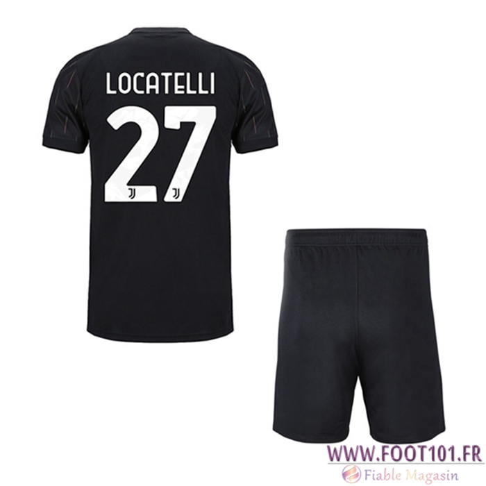 Maillot de Foot Juventus (LOCATELLI 27) Enfant Exterieur 2021/2022