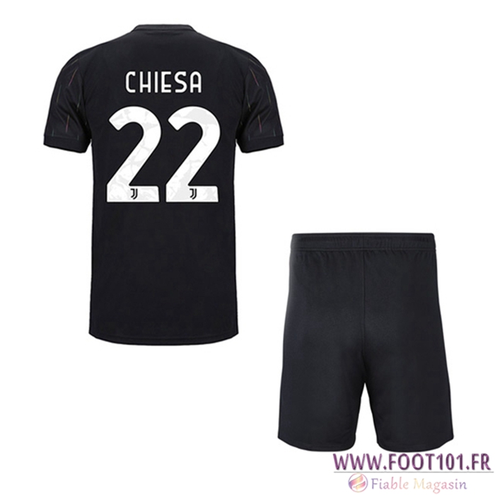 Maillot de Foot Juventus (CHIESA 22) Enfant Exterieur 2021/2022