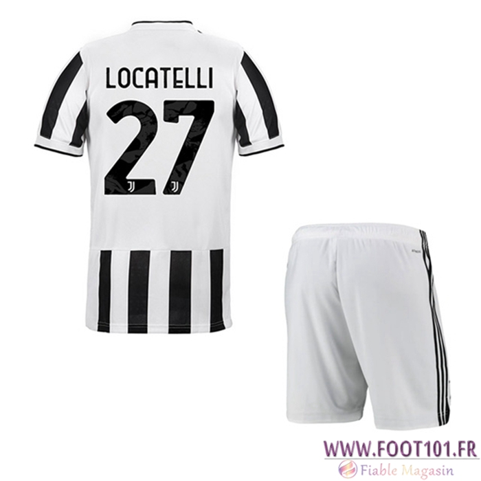 Maillot de Foot Juventus (LOCATELLI 27) Enfant Domicile 2021/2022