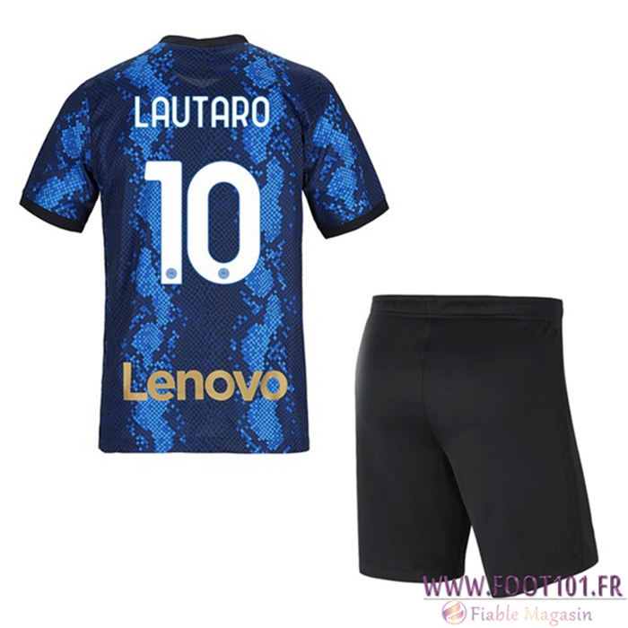 Maillot de Foot Inter Milan (LAUTARO 10) Enfant Domicile 2021/2022