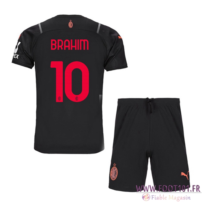 Maillot de Foot AC Milan (BRAHIM 10) Enfant Third 2021/2022