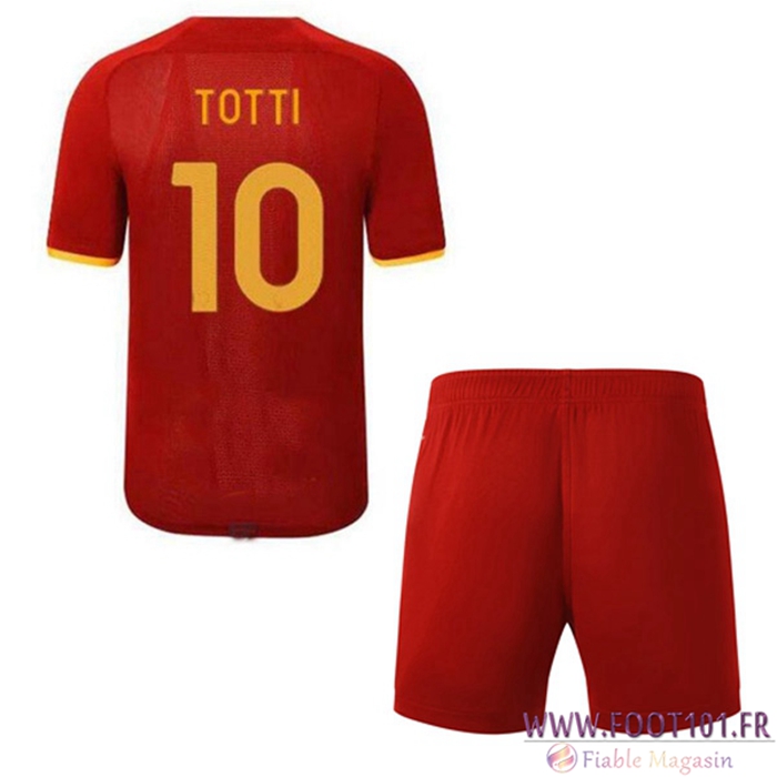 Maillot de Foot AS Rome (TOTTI 10) Enfant Third 2021/2022