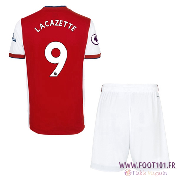 Maillot de Foot FC Arsenal (Alexandre Lacazette 9) Enfant Domicile 2021/2022