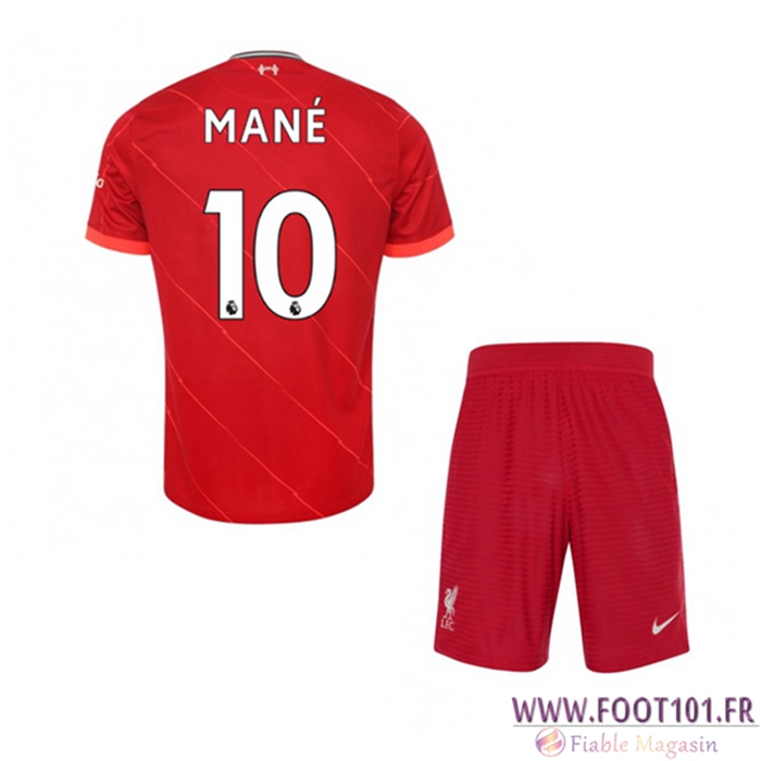 Maillot de Foot FC Liverpool (Sadio Mane 10) Enfant Domicile 2021/2022