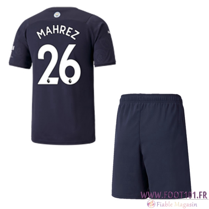 Maillot de Foot Manchester City (MAHREZ 26) Enfant Third 2021/2022