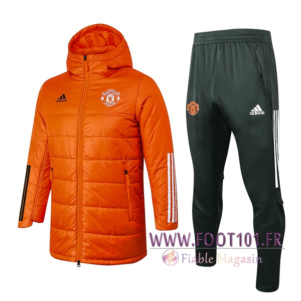Doudoune Du Foot Manchester United Orange + Pantalon 2020/2021