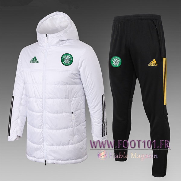 Doudoune Du Foot Celtic Blanc + Pantalon 2020/2021