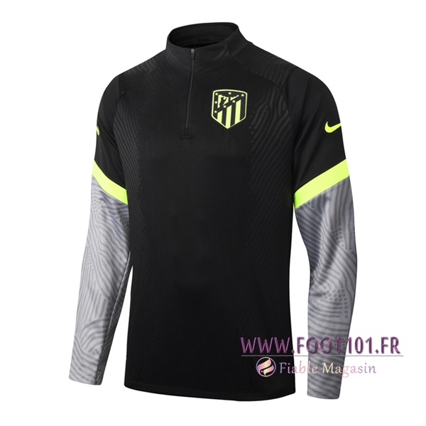 Training Sweatshirt Atletico Madrid Noir 2020/2021
