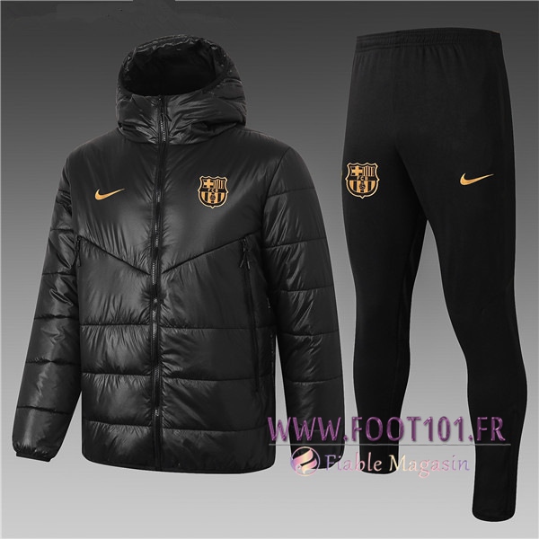 Doudoune Du Foot FC Barcelone Noir + Pantalon 2020/2021
