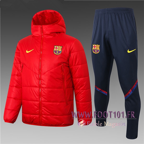 Doudoune Du Foot FC Barcelone Rouge + Pantalon 2020/2021
