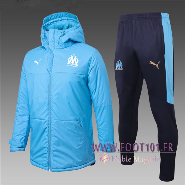 Doudoune Du Foot Marseille OM Bleu + Pantalon 2020/2021