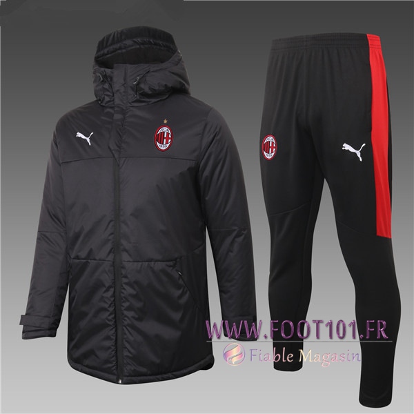 Doudoune Du Foot Milan AC Noir + Pantalon 2020/2021