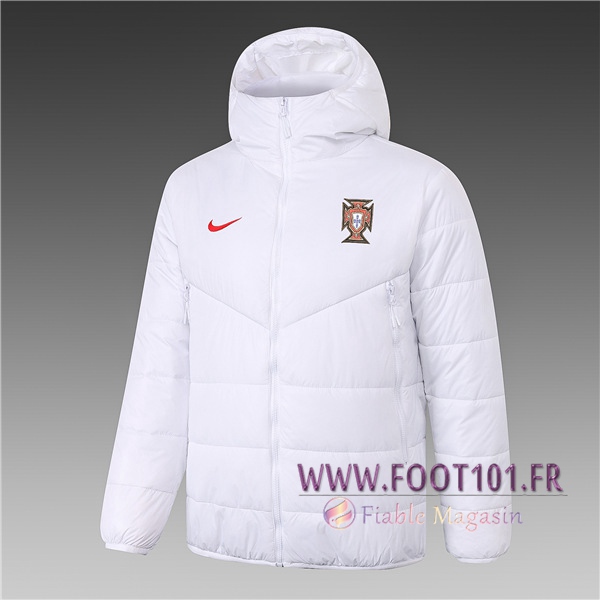 Doudoune Du Foot Portugal Blanc 2020/2021