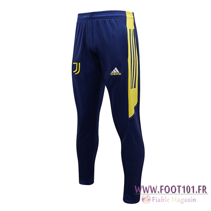 Training Pantalon Foot Juventus Bleu/Jaune 2021/2022