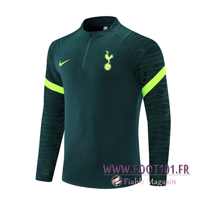 Sweatshirt Training Tottenham Hotspur Vert Fonce 2021/2022